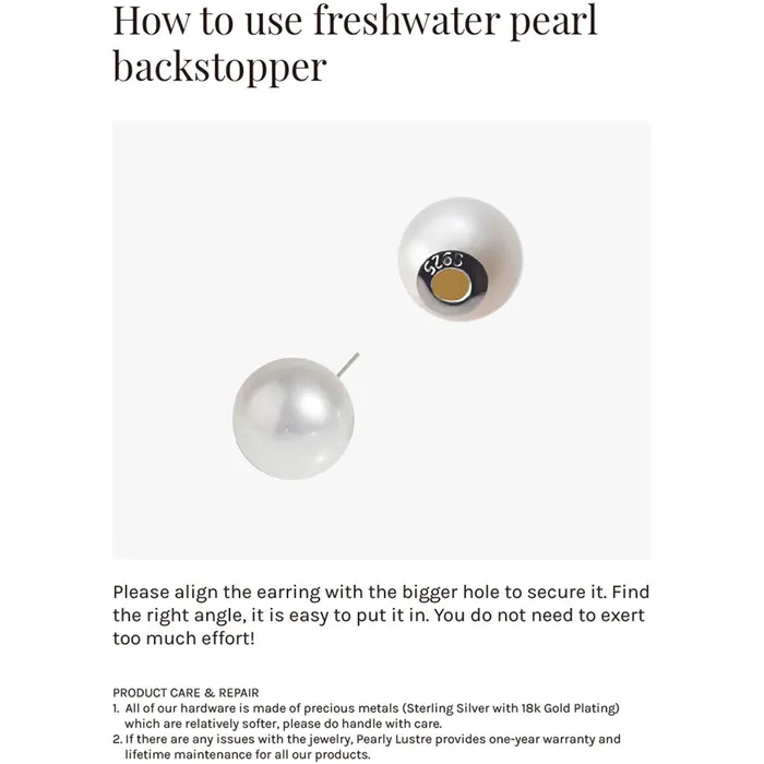 Earrings Pearly Lustre Leopard Freshwater Pearl Earrings WE00084 SAFARI