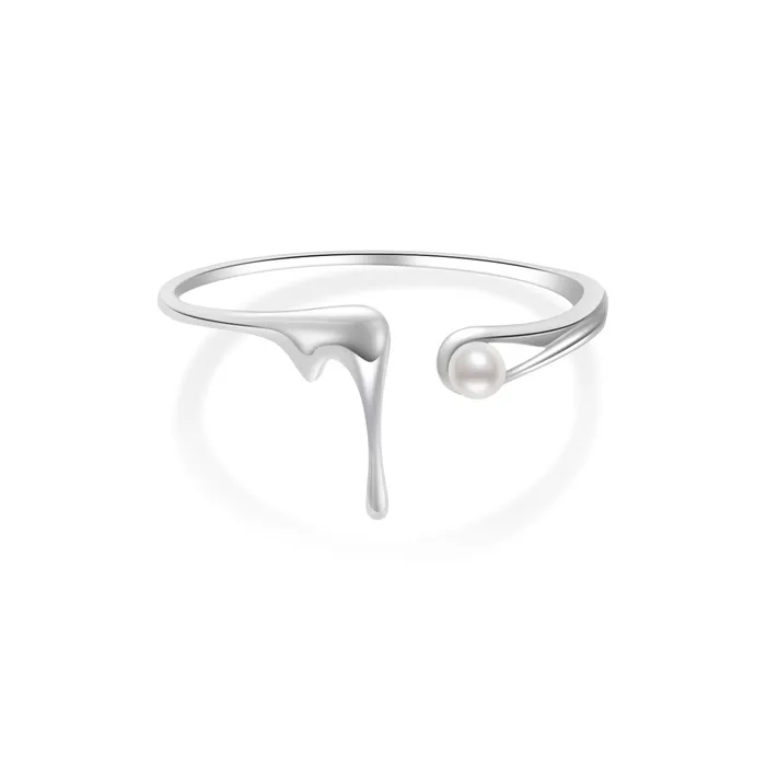 Earrings Pearly Lustre Top Grade Freshwater Pearl Arm Cuff WB00220 FLUID