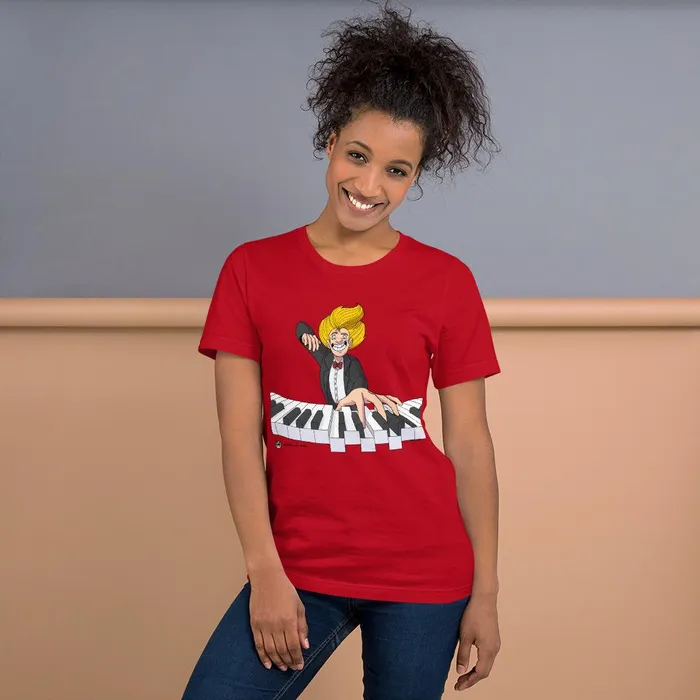 Earrings Piano Fan Shop Mad Pianist TShirt
