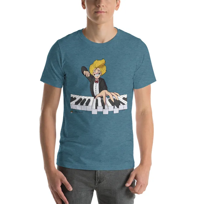 Earrings Piano Fan Shop Mad Pianist TShirt