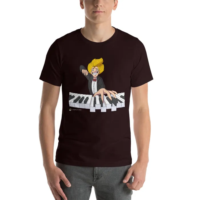 Earrings Piano Fan Shop Mad Pianist TShirt