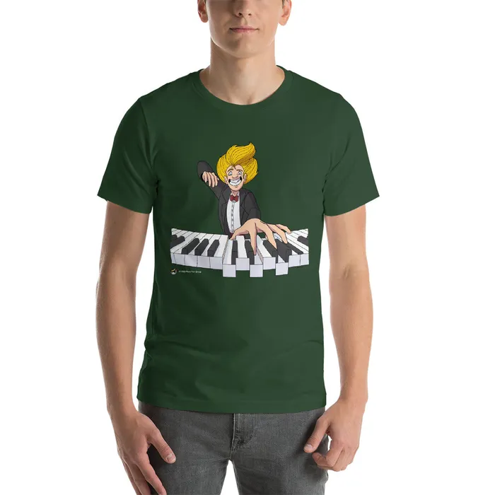 Earrings Piano Fan Shop Mad Pianist TShirt