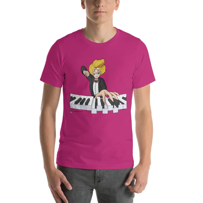 Earrings Piano Fan Shop Mad Pianist TShirt