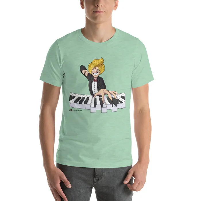 Earrings Piano Fan Shop Mad Pianist TShirt