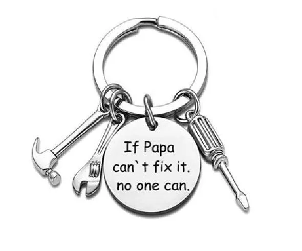 Earrings POLLY K158 If Papa Cant Fix It No One Can Keychain