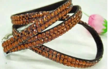Earrings POLLY LY15 Deep Champagne Crystal Lanyard
