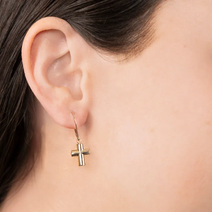 Earrings PreOwned Cross Earrings STORE 5a