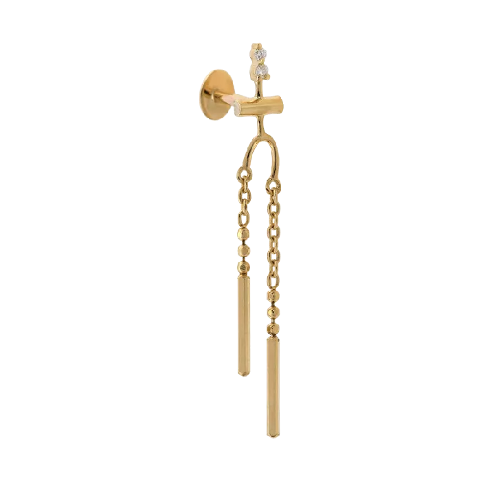 Earrings Pupil Hall Twin Flame