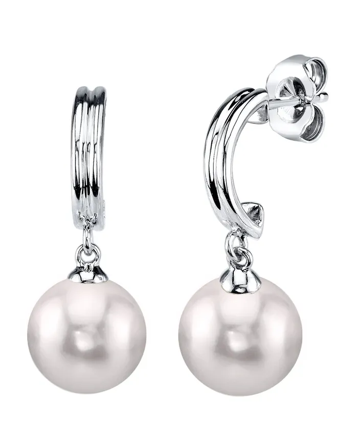 Earrings spt Japanese Akoya White Sally Earrings