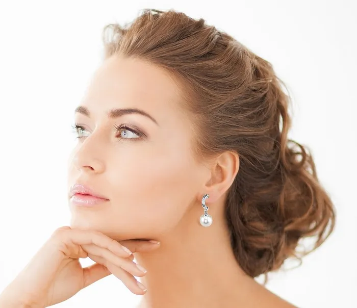 Earrings spt Japanese Akoya White Sally Earrings
