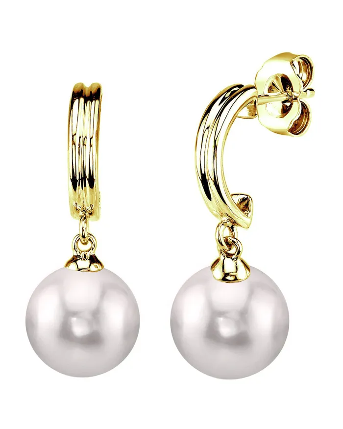 Earrings spt Japanese Akoya White Sally Earrings