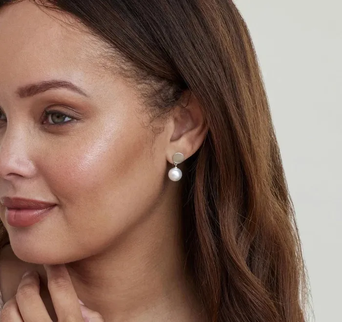 Earrings spt White South Sea Pearl Yael Earrings