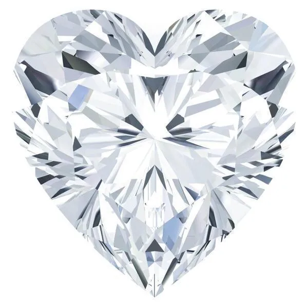 FAB Moissanite Heart Cut Fire Brilliance Rings