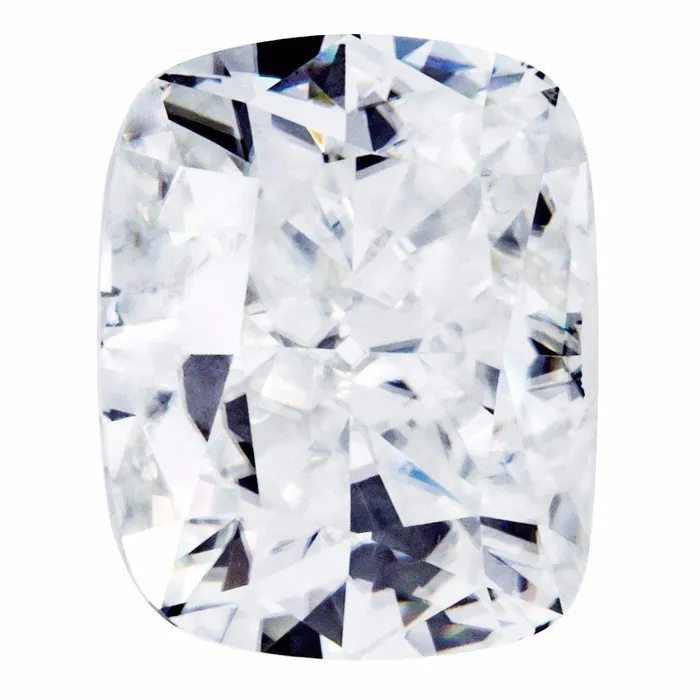 Fire Brilliance Earrings Crushed Ice Elongated Cushion First Crush FAB Moissanite Loose Stone