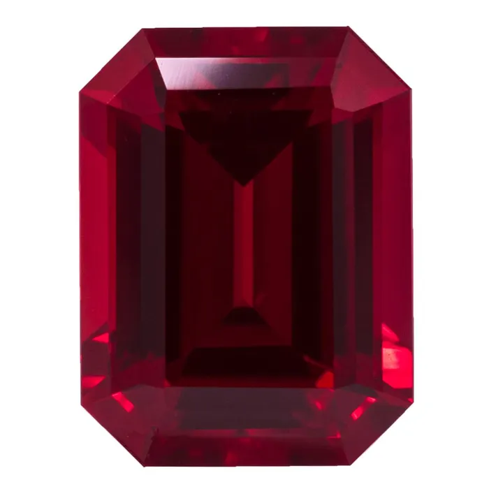 Fire Brilliance Earrings Emerald FAB LabGrown Ruby Gems