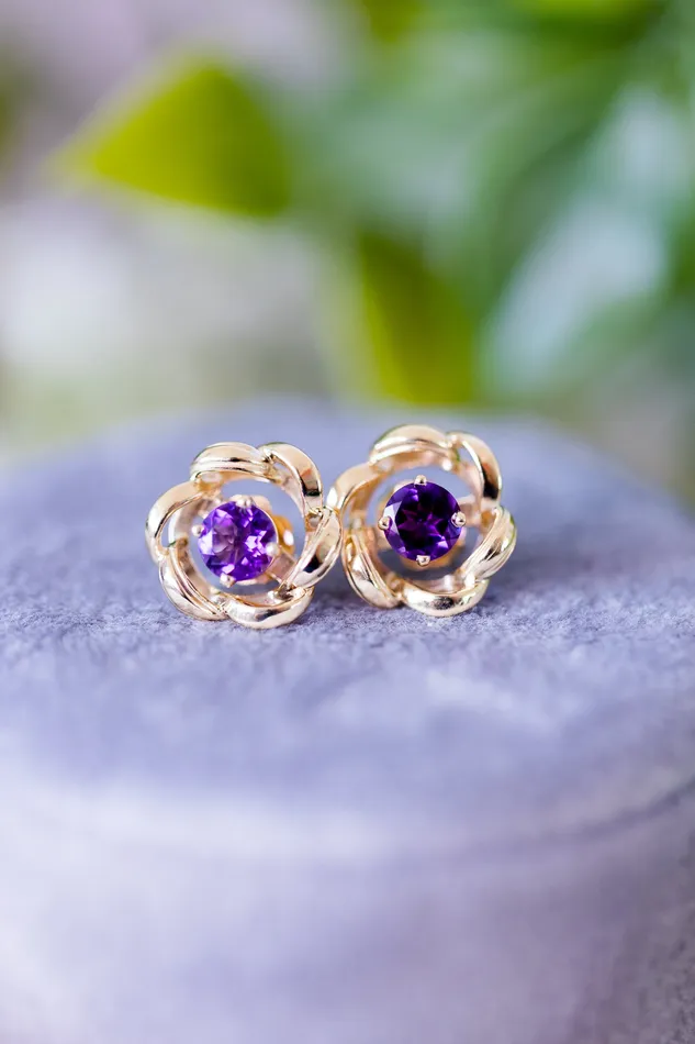 FIRE BRILLIANCE Earrings Love Me Gift Set 1 Pair of Earrings 2 Earring Jackets