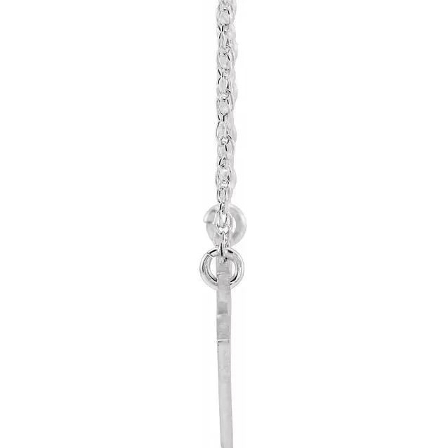 Fire Brilliance Necklaces Script Nameplate 16 Necklace