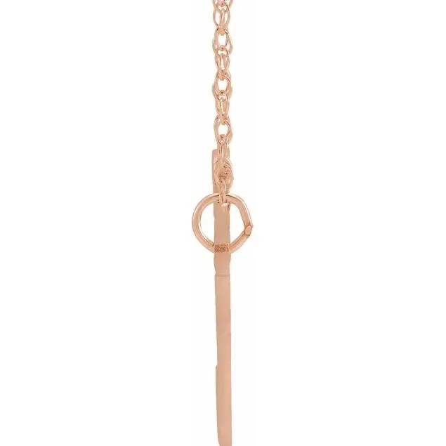 Fire Brilliance Necklaces Script Nameplate 16 Necklace
