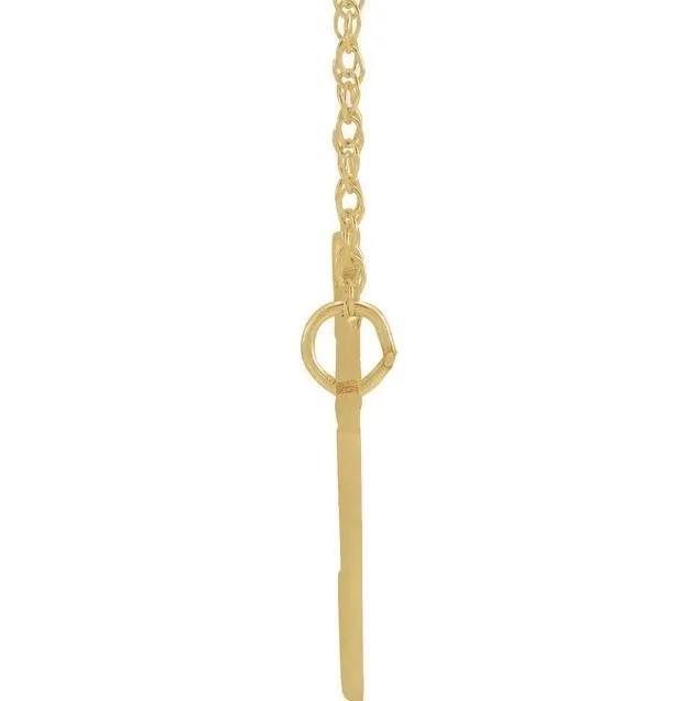 Fire Brilliance Necklaces Script Nameplate 16 Necklace