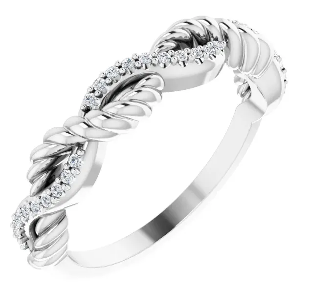Fire Brilliance Rings Juliette Round Diamond 12 Eternity Ice Solitaire 007 CTW Band