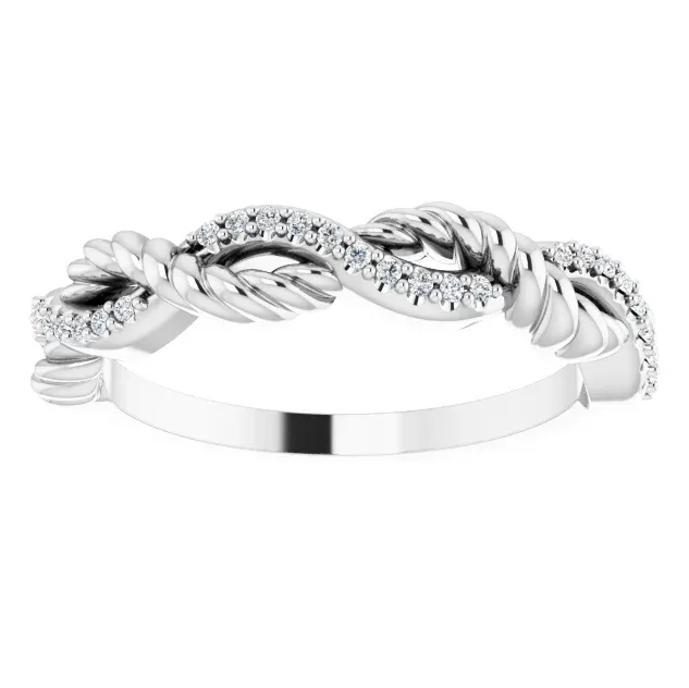 Fire Brilliance Rings Juliette Round Diamond 12 Eternity Ice Solitaire 007 CTW Band