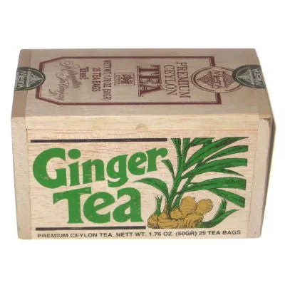 Ginger Tea Box 25s Metropolitan Tea Company Earrings