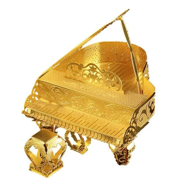 Golden Piano 3D Puzzle CrazyCart Earrings