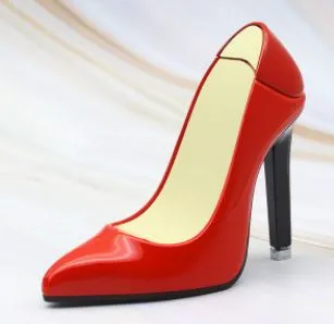 Iris Fashion Jewelry Earrings LT01 Red High Heel Lighter
