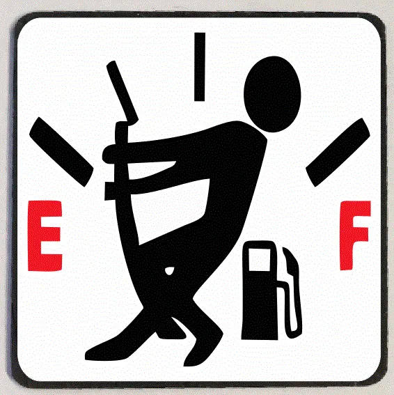 Iris Fashion Jewelry Earrings M236 Empty Gas Tank Funny Refrigerator Magnet