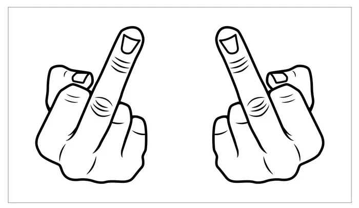 Iris Fashion Jewelry Necklaces Hand Made Middle Finger Funny Business Cards Pack of 50 BC07 Iris Fashion Jewelry Necklaces Hand Made Middle Finger Funny Business Cards Pack of 50 BC07