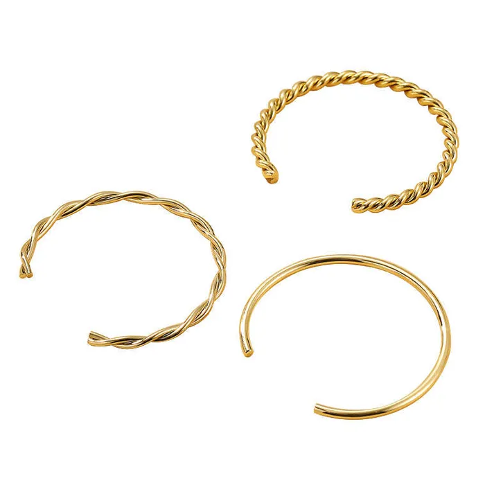 Jewelvers 18K GoldFilled Cuff Bangle Bracelet Bracelets Jewelvers 18K GoldFilled Cuff Bangle Bracelet Bracelets