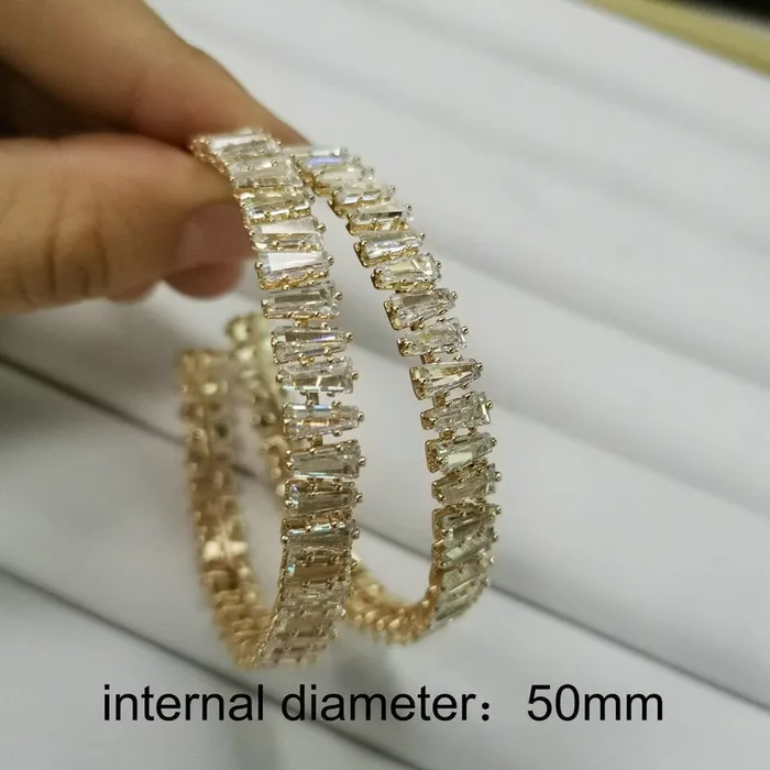 Jewelvers Earrings Zircon Open Hoop Earrings For Women Jewelvers Earrings Zircon Open Hoop Earrings For Women
