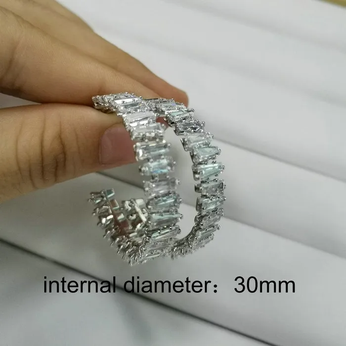 Jewelvers Earrings Zircon Open Hoop Earrings For Women Jewelvers Earrings Zircon Open Hoop Earrings For Women