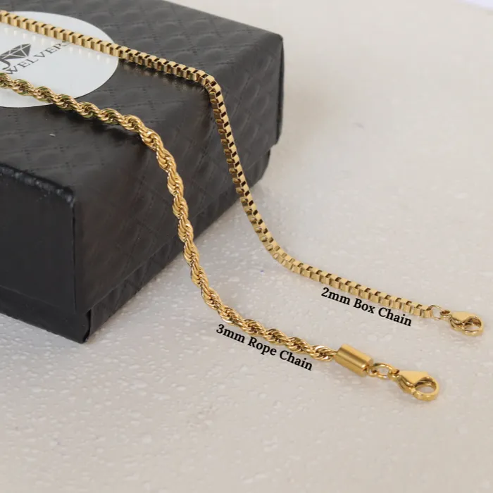 Jewelvers Necklaces 14K GoldFilled Chain Necklaces Jewelvers Necklaces 14K GoldFilled Chain Necklaces