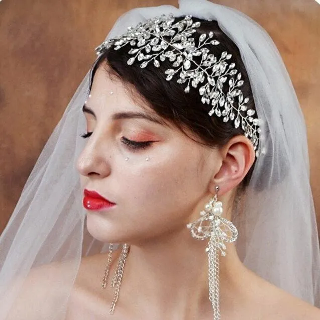 Jewelvers Rings Crystal Bridal Hair Crown Jewelvers Rings Crystal Bridal Hair Crown