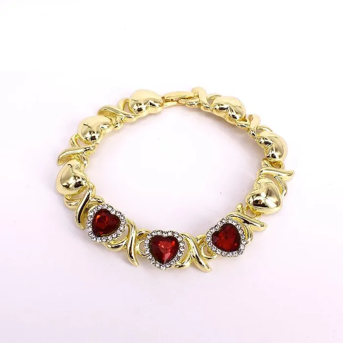 Jewelvers XO Ruby Necklace Set Necklaces Jewelvers XO Ruby Necklace Set Necklaces
