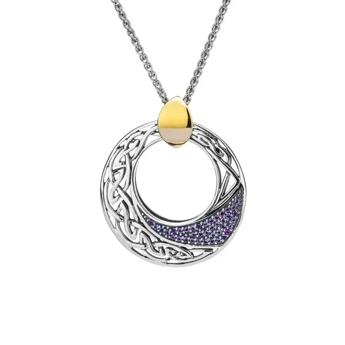 Keith Jack Necklaces Celtic Comet Amethyst Pendant