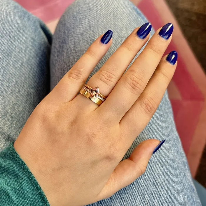 Made By Gem Breakfast Rings Stargazer Engraved Celestial Gold Band