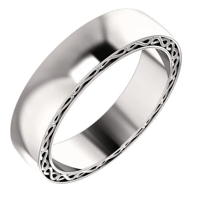 Matthew InfinityInspired Wedding Band Fire Brilliance Rings