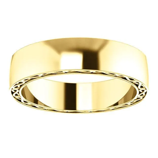 Matthew InfinityInspired Wedding Band Fire Brilliance Rings