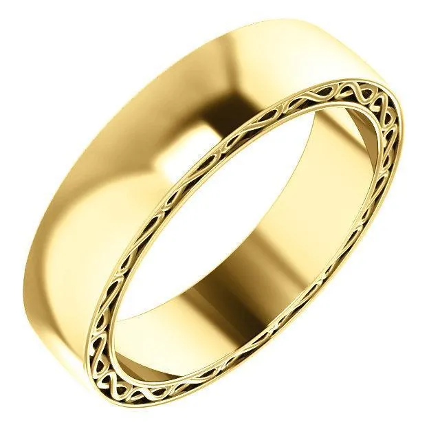 Matthew InfinityInspired Wedding Band Fire Brilliance Rings