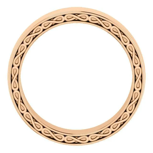 Matthew InfinityInspired Wedding Band Fire Brilliance Rings