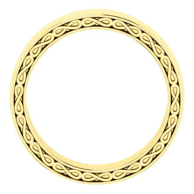 Matthew InfinityInspired Wedding Band Fire Brilliance Rings