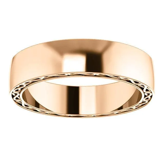Matthew InfinityInspired Wedding Band Fire Brilliance Rings