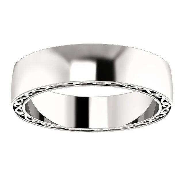Matthew InfinityInspired Wedding Band Fire Brilliance Rings