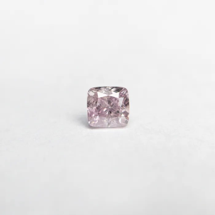 Misfit Diamonds Earrings 020ct 316x301x215mm GIA SI2 Fancy PurplePink Cushion Brilliant 2409801