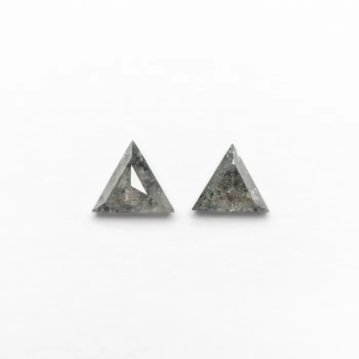 Misfit Diamonds Earrings 030cttw 432x378x174mm 409x355x167mm Triangle Rosecut Matching Pair 2446301 Misfit Diamonds Earrings 030cttw 432x378x174mm 409x355x167mm Triangle Rosecut Matching Pair 2446301