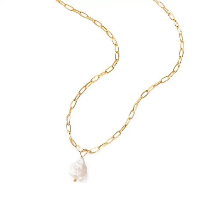 Necklaces Jewelvers 14K GoldFilled Pearl Pendant Necklace Necklaces Jewelvers 14K GoldFilled Pearl Pendant Necklace