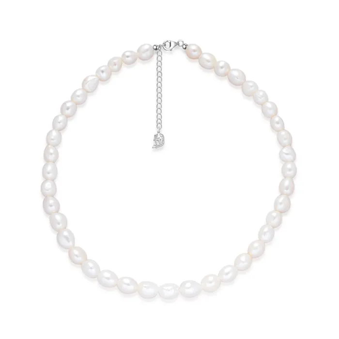 Necklaces Pearly Lustre Baroque Pearl Necklace WN00536 Rock