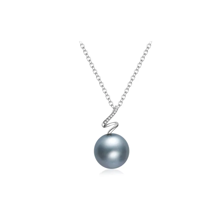 Necklaces Pearly Lustre Saltwater Tahitian Pearl 18K Solid Gold Necklace KN00254 Necklaces Pearly Lustre Saltwater Tahitian Pearl 18K Solid Gold Necklace KN00254